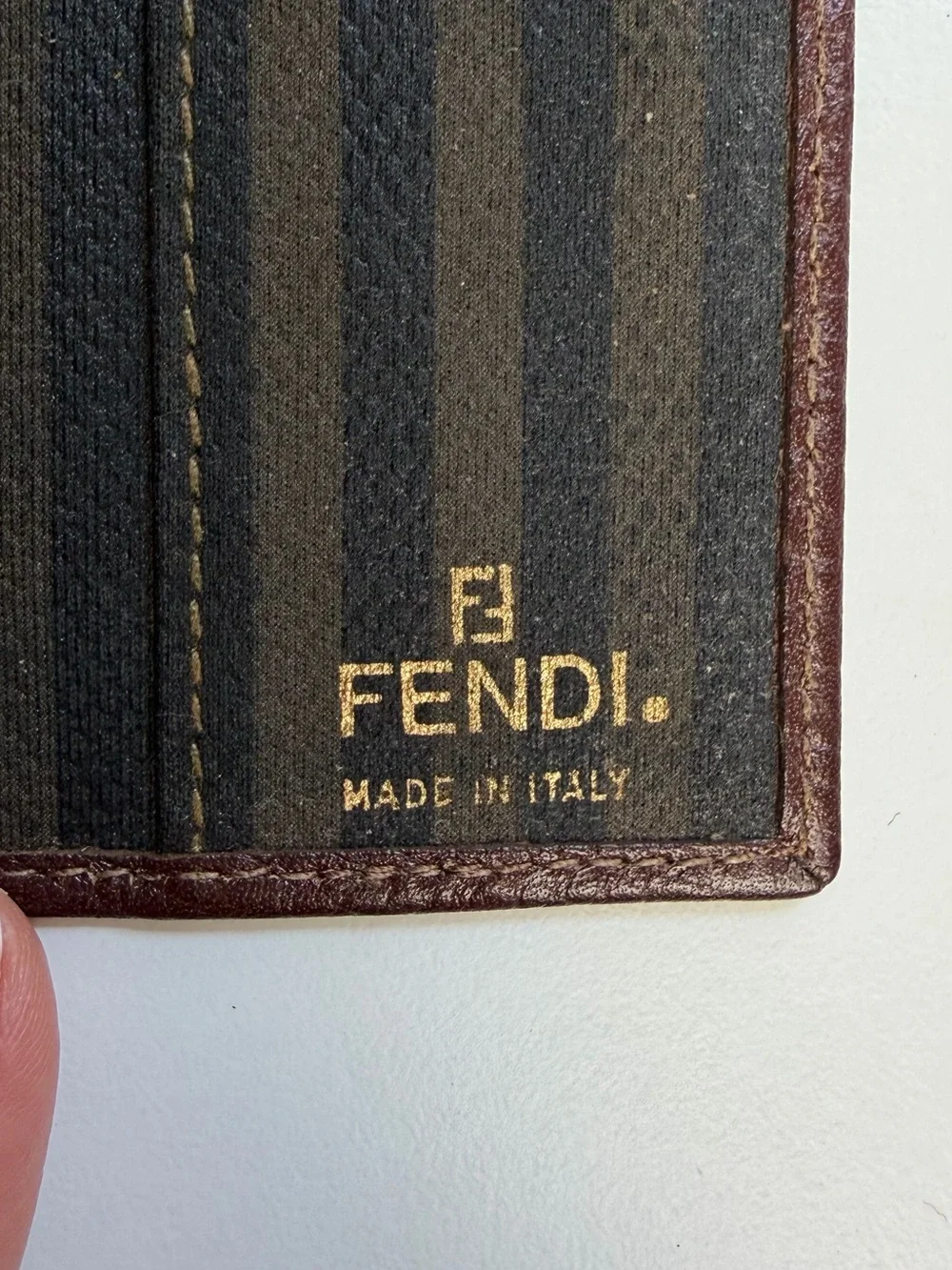 Fendi Leather Card Holder
